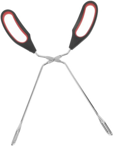 Yardwe Stainless Steel Grilling Tongs Extended Length Secure Grip for Flipping Food Essential Barbecue Tool for Indoor and Outdoor Cooking