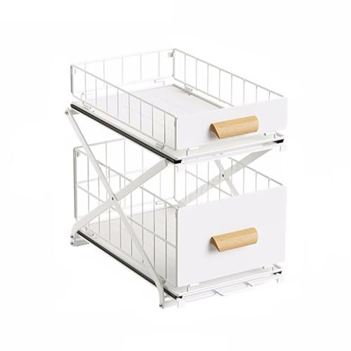 Onxyrbyte Almacenaje Debajo Fregadero,Estante Organizador Bajo Fregadero,EstanteríA De Almacenaje Debajo Fregadero,Ahorra Espacio,para Cocina Y Mueble De BañO