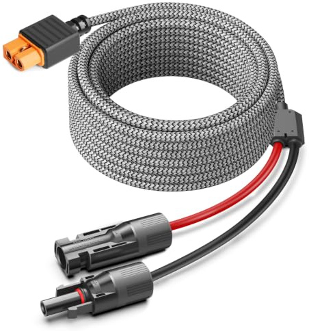 KFD Solarladekabel Solarstecker auf XT60i Solarkabel für EF ECOFLOW DELTA 2 Max Tragbare Powerstation DELTA 3 Plus RIVER 2 MAX Anker SOLIX C300 DJI Power 1000 16AWG Verlängerungskabel Charging Cable
