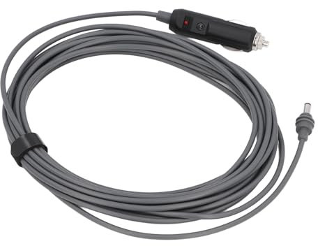 DC Car Power Cable for Vehicles - Water Resistant PVC Extension Cord for Boats, Trucks, and Mini Cars