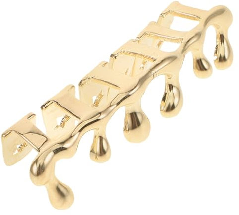 Capuchons de Dents Hip Hop Accessoires de Bouche Design Eau pour Événements et Costumes Thématiques