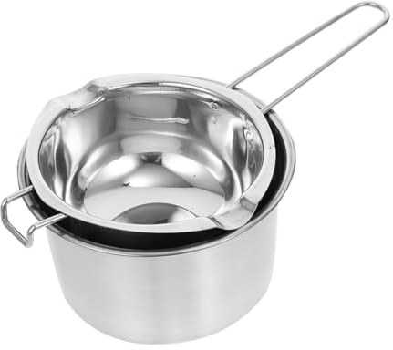 IMIKEYA Candle Melting Pot Double Boiler Pot for Wax Melting for Chocolate Fondue and Candle Making Projects
