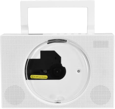 TsoLay Lecteur CD Portable Rechargeable, Lecteur CD Portable sans Fil avec Deux Enceintes HiFi Et Télécommande, Compatible CD, MP3, WMA, Connexion Bluetooth 5.1 pour La Maison Et Les Déplacements