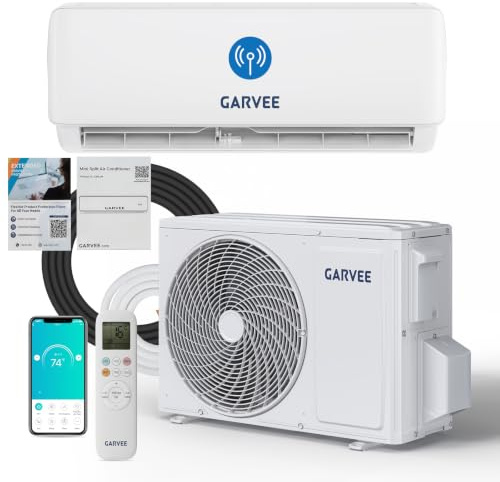 Climatiseur Split -24000 BTU (7.2KW), Climatiseur Reversible Avec Refroidissement A++/Chauffage A++, R32 Wi-Fi Et Application, Climatiseur Mural Quick Connect, Faible Consommation Silencieux