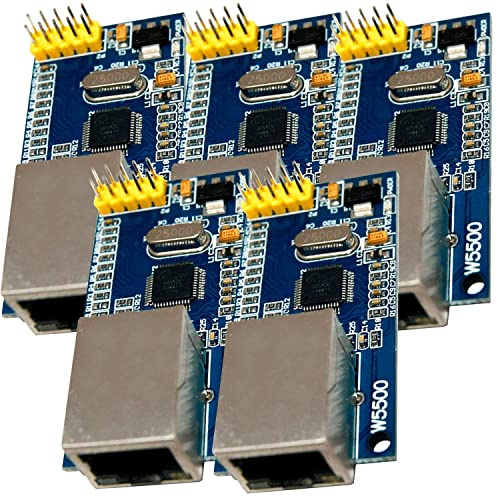 AZDelivery 5 x W5500 Ethernet Netzwerk Internet Modul kompatibel mit Arduino