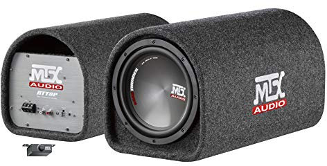 Caisson tube actif avec subwoofer - MTX AUDIO - RTT8P - 20cm reflex et ampli Classe-D 120W RMS filtre actif et télécommande