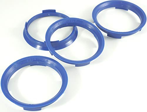 4x Zentrierringe 70,4 x 64,1/70 4 auf 64 1 Blau kompatibel mit Rondell Honda Accord Civic CR-V CR-Z HR-V