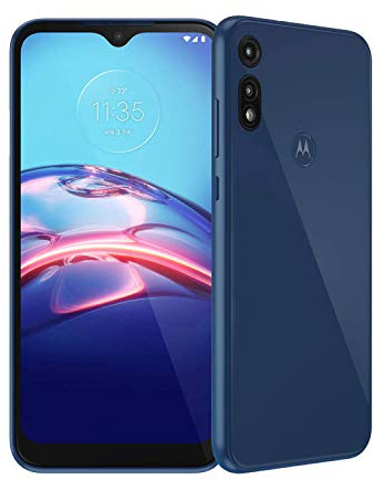 Moto E | Unlocked | Made for US by Motorola | 2/32GB | 13MP Camera | 2020 | Blue