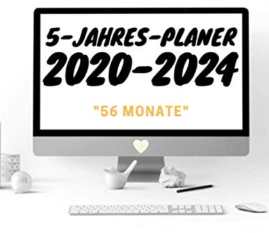 5-Jahres-Planer 2020-2024 56 Monate: Jahresplaner Monatskalender