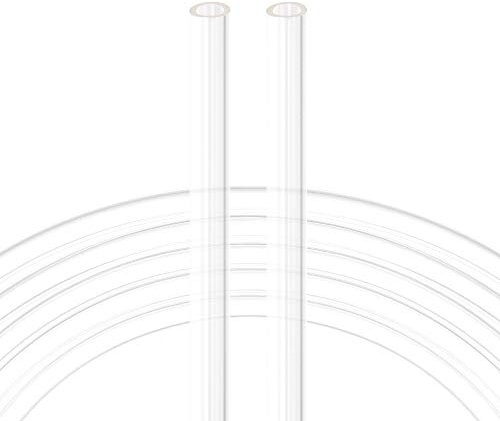 sourcing map Tuyau pneumatique en polyuréthane pour compresseur d'air - 5 mm x 8 mm x 12 m - Transparent