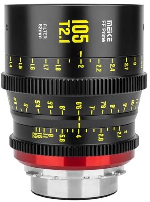 Meike 105 mm T2.1 PL Full Frame Prime Manual Focus Objectif cinéma grand angle pour appareil photo Canon EOS C700 PL EOS C700PL GS
