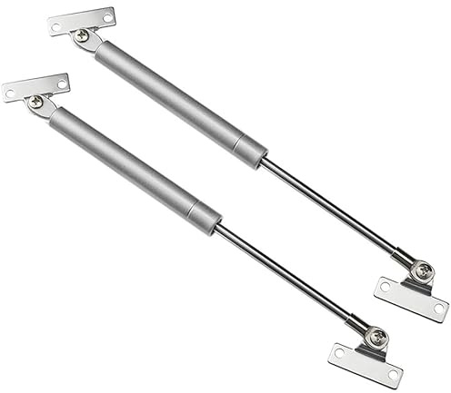 Luminexia 2 Pezzi Pistoni per Ante Cucina,Pistoni a Gas Molle a Gas,Ammortizzatori a Gas,Martinetto Pneumatico per Mobili,Pistoncini Cerniera per Mobili,Cerniera Armadio,Braccetto Ammortizzatore