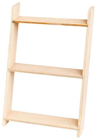 Plant Stand Staircase Display Rack Outdoor Cedar Wooden Trapezoidal Balcony Planter Shelf Simple Wooden Flower Stand Plant Holder 3 Tier Ladder Frame Outdoor Display Rack Indoor Corner Planter Tr