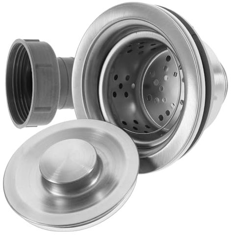 Angoily 2sets Kitchen Sink Drain Strainer Sink Bowl Plug Drainer Dish Drainer Drain Stopper Strainer Kit