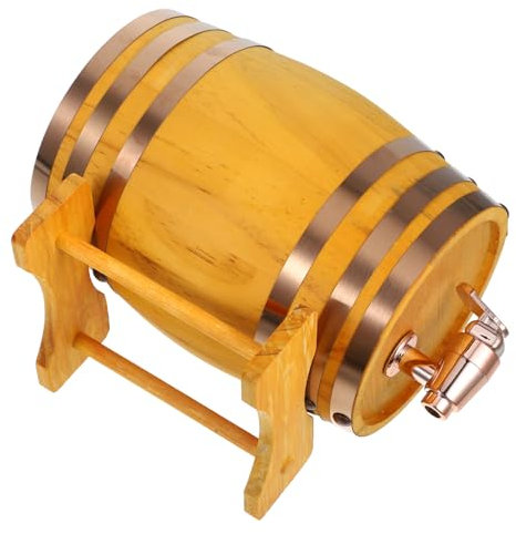 OFFSCH 1satz Holzfass Für Wein Und Bier Praktischer Weindispenser Mit Stand Fass Für Partys Und Besondere Anlässe Vintage Deko Für Bar Und Zuhause
