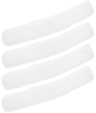PartyKindom Windowpro Microfiber Squeegee Replacement Heads 4 Pack - Ergonomic Window Cleaning Pads for Streak-Free Glass Mirrors and Tiles - Quick Absorption Reusable and Easy to Use
