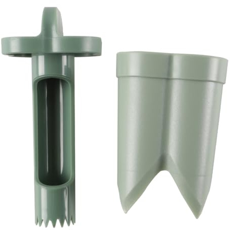 Orivin Pfefferkernentferner, 2-in-1-Obstentkerner, Entkernwerkzeug, Einfach Zu Verwenden, Schnelles Schneiden Und Entkernen Des Kerns