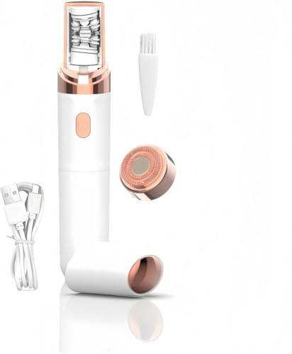 2025 New Soft Skin Pro Facial Hair Remover SoftSkin Pro Facial Hair Remover - Rechargeable Women's Epilator W/LED Light, 2-in1 for Face & Body, Painless & Portable