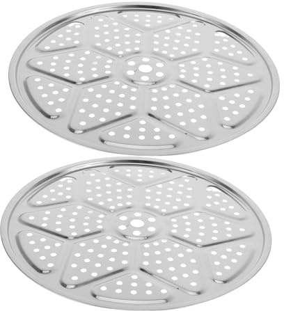 Cabilock 2pièces Panier Vapeur Inox Pour Casseroles Rondes Insert Vapeur Inox Plateau Autocuiseur Ronde