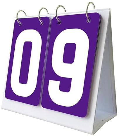 WANGSHAOWEI Markörkort för sportbord, hopfällbar, pekskärmsläckare (Purple)