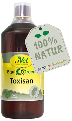 EquiGreen Toxisan 1L - Pferdefutter Ergänzung für Stoffwechselunterstützung mit Kräuterextrakten