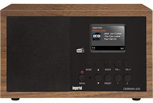 Imperial Dabman d 35 Digitalradio (Mono, DAB+ / DAB/UKW, inkl. Netzteil) Braun