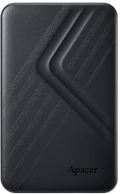Apacer Unidad de Disco Duro AC236 de 5 TB, Color Negro, USB-A 3.2 Gen 1 (5 Gbps)