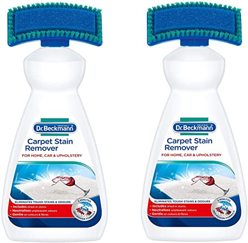 Carpet Stain remover with cleaning applicator/brush -650ml .2 pack