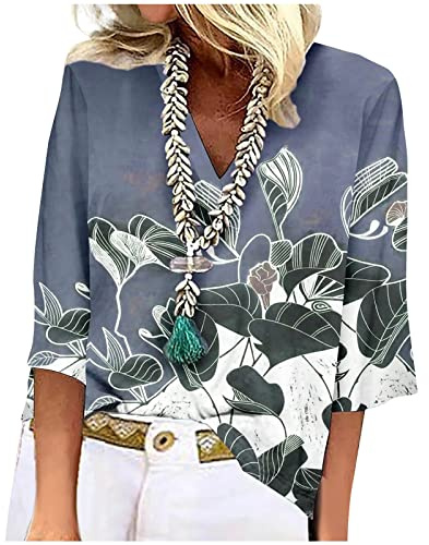 Tunique Femme Blouse De Cuisine Femme Blouse Femme Coton Lin Chemise en Jeans Top Basic Femme Chemise Carreau Femme Blouse Blanche Pharmacie Femme Vêtement Femme Chic Blouse Fluide Femme