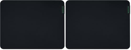 Razer Gigantus V2 Medium - Soft Medium Gaming Mouse Mat for Speed and Control (Non-Slip Rubber, Textured Micro-Weave Cloth, 36 x 27 x 0.3cm) Black (Pack of 2)