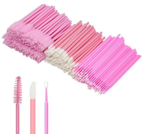 ANNAFRIS 300pcs Pennello per Ciglia Set Microbrush Applicatori Ciglia Lip Gloss Pennelli Spazzola(Brush Kit-A)