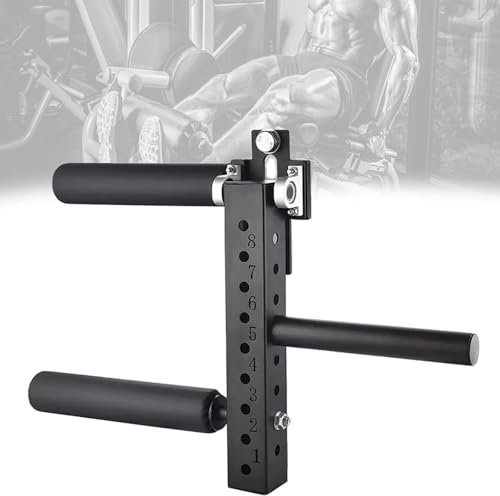 Quixnova Zubehör für Fitnessgeräte zum Beinstrecken – 1,6/1,8/2,6 cm Beinstrecker- und Beinbeugermaschine, Beinstrecker-Ausrüstung im Sitzen für Hantelscheiben mit 5 cm Durchmesser,1.8cm