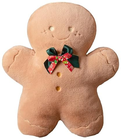 YsRoad Weihnachtskissen-Splüsch weiches niedliches Dekokissen/Taillenkissen, Weihnachtsmann, Elch, Weihnachtsbaum, Schneemann