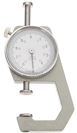 SOLUSTRE Dickenmessgerät Für Leder Diy Messgerät Aus Gerbtem Leder Dickenmessgerät Materialdickenmessgerät Zum Messen Von Perlen Pappe