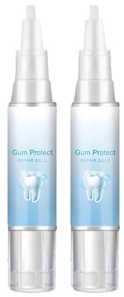 Gum Protect Repair Gel - Gel per riparazione gengive sane, cura naturale, calmante istantaneo e sbiancamento - Delicato ed efficace (A, AX2)