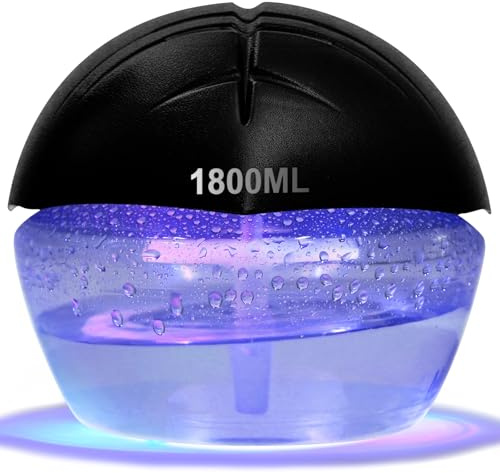 ap airpleasure Water-Based Air Purifier, Variable Speed Air Washer Aroma Diffuser with 7 Color 6 LED Night Light, Aroma Fresher Small Air Cleaner Revitalizer & Air Freshener for Home, Office, Pet