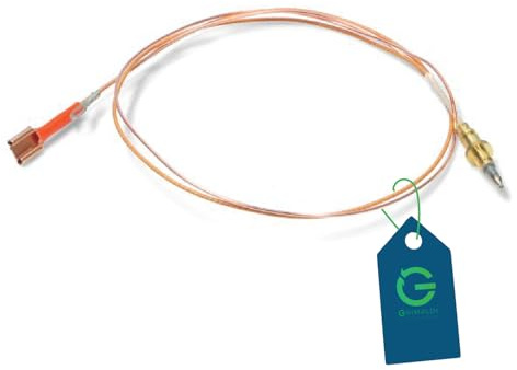G GRIMALDI 948650108 Termocoppia Piano Cottura Cucina Gas 600 mm Compatibile con SMEG 948650106 948650074 948650053 — Sicurezza Bruciatore