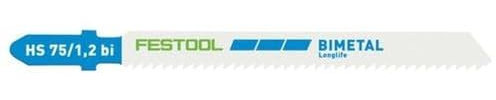 Festool Stichsägeblatt HS 75/1,2 BI/5 METAL STEEL/STAINLESS STEEL
