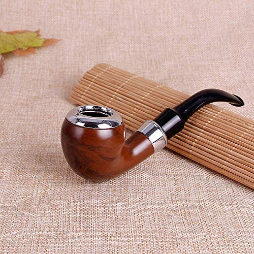 SlimpleStudio Tabakpfeife Klassische Rohrkaminfilter Holzrohr Portable herb Rohrstummel Zigarre Pfeife