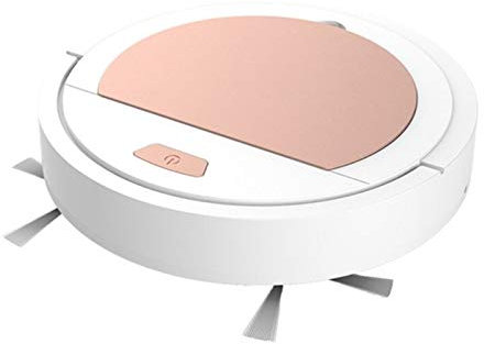 HMTE Robot Spazzatrice Robot Spazzatrice Automatica Cordless, Aspirapolvere Potente 1800 Pa per La Pulizia di Tappeti Sole E Duri E Medi, Enterprise