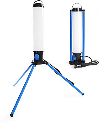 XPOtool Lampada LED da lavoro con treppiede 150W Luce a 360° 15.000 lumen Faro da cantiere