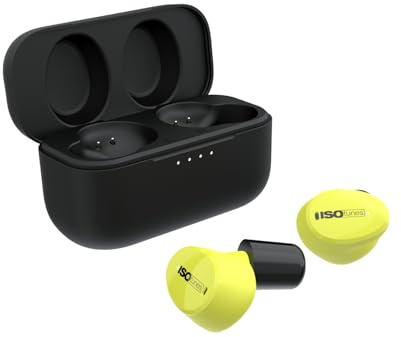 ISOtunes Free Aware Gehörschutz: EN352-zertifizierte True Wireless Bluetooth-Ohrhörer mit Audio-Passthrough-Technologie