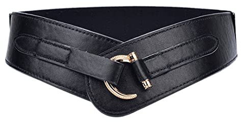 Damen Leder Kleid Gürtel Breit Elastische Taillengürtel Designer Stretch Taillenbänder Kummerbund Korsett Gürtel