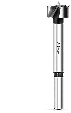 BAIDETS Forstnerbohrer 20mm - Forstner Bohrer für Holz, Forstner Bits mit Rundschaft, Zubehör Bohrmaschine