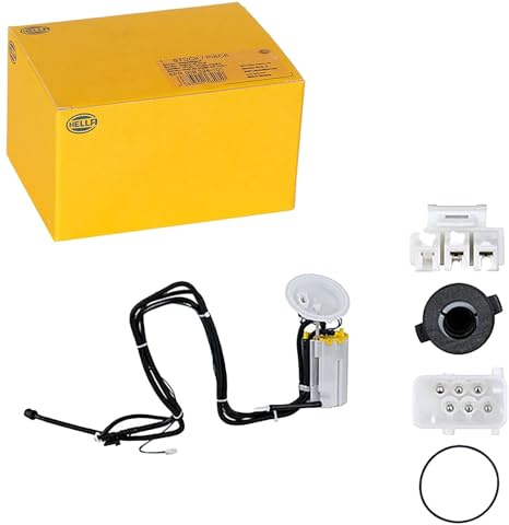 HELLA 8TF 358 304-951 Kraftstoffpumpe - Benzinpumpe - elektrisch - 6-polig | Kompatibel mit: BMW 5, 5 Touring