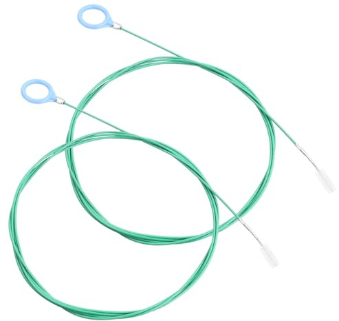 Rapidbok 2Pcs 300cm Schiebedach Reinigungsbürste, Auto Rohrreinigungsbürste, Extra Lang Flexible Drahtbürste Abflussbürste Rohrreiniger Baggerwerkzeug für Auto Schiebedach Kraftstofftank Kühlschrank