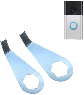 2pcs Video Doorbell Key Replacement Tool for Ring Video Cameras，Battery Doorbell Key Replacement Tool