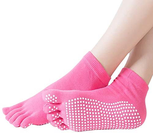 Socken Fahion Ballet Slip Yoga-Socken Frauen Tanz-getrennte Socken Nadelset Stricken Socken