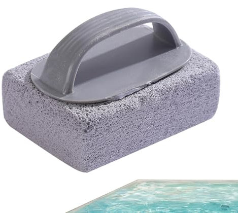 Swimming Pool Pumice Stone - Swimming Pool Tile Cleaning Stone Whetstone Block for Toilet Bowl | Convenient Cleaning of Pool Surfaces and Rings