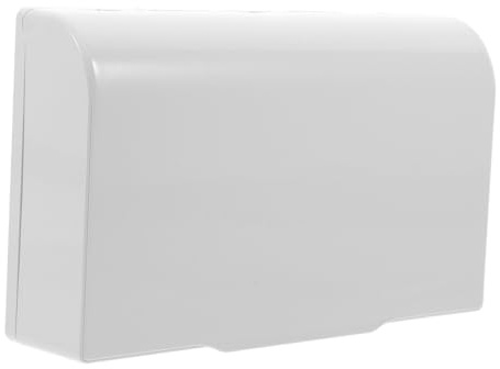 Couvercle de Prise Étanche 86 Double, Boîte Murale Blanche en Plastique | Pose Adhésive, Usage Extérieur, Protection Pluie et Projections, Format Simple et Pratique